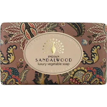 Mýdlo English Soap Company Santalové dřevo Tuhé mýdlo, 190 g