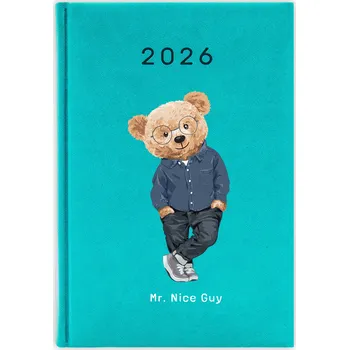 Kalendář Knižkový kalendář 2026 A5 FunnyCase modrý