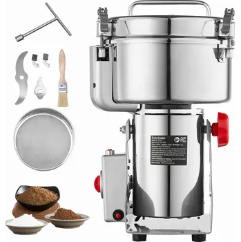 Kuchyňský mlýnek Mlýnek na obilí 3400W 2500G 32000 ot/min výkyvný nerezová ocel 403