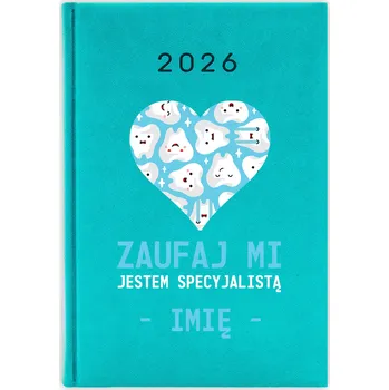 Kalendář Knižkový kalendář 2026 A5 FunnyCase modrý