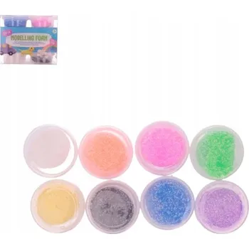 Modelovací hmota Pěnová Plastelína Sada 8 barev 5x25g Modelína Polymerová pěna Avec