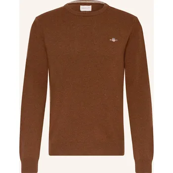 Pánské oblečení Gant Pánský Svetr, hnědá, XL
