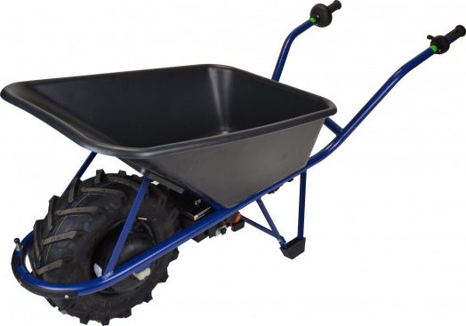 Motúčko EXTRA KLASIK - elektrické kolečko Standardní rám Plastová korba 80 l Pneumatika 16 cm 1 x AGM 12 V / 22 Ah