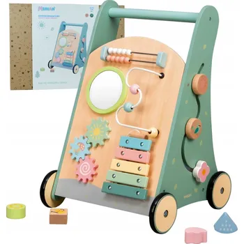 Dětské chodítko Dřevěné chodítko Odrážedlo Vzdělávací Interaktivní chodítko pro děti