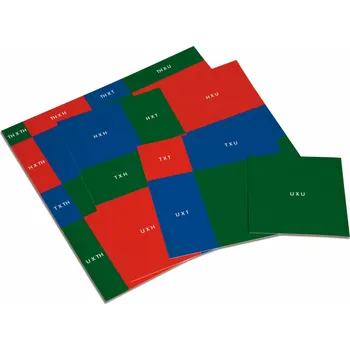 NIENHUIS Plastové předlohy k tabulce pro odmocňování