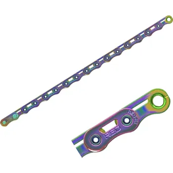 Řetěz na kolo Sram Řetěz Sram Red E1 Flattop 126 článků w/PowerLock 12rychlostní duhový