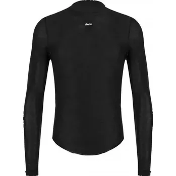 Pánské tričko Santini Santini Dry pánské funkční triko s dlouhým rukávem, černá velikost M - L