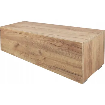 Televizní stolek TV stolek pod televizor 100x30x30 cm komoda zlatý dub závěsný stojící