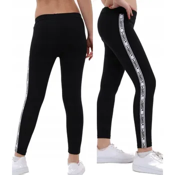 Dívčí legíny Dívčí legíny s lampasem SINGLE 128 H005S