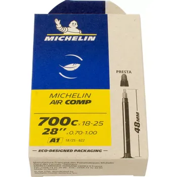 Duše na kolo Michelin Duše silniční Michelin AirComp Ultralight 700x18-25, 48mm