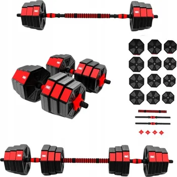 Bitumenové činky nastavitelné HMS 2x 10 kg