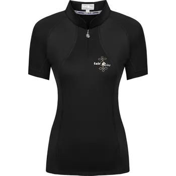 Pánské tričko Fair Play Tričko z příjemného materiálu PAULA SS Barva: Černá, Velikost: 42