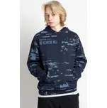 Reporter Young | Chlapecká tmavě modrá mikina s kapucí a celoplošným digitálním potiskem - Barva VÍCEBAREVNÁ, Velikost 152 243-0551B-12-900-1