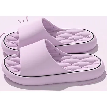 Dámské pantofle Letní dámské žabky EVA na platformě Barva: Fialová, Velikost: 40-41