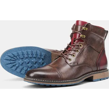 Pánská sportovní obuv Pánské kotníkové boty z PU kůže Velikost: 39, Barva (Varianta): brown 603