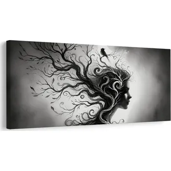 Obraz Dovido Obraz strom života v ženské siluetě