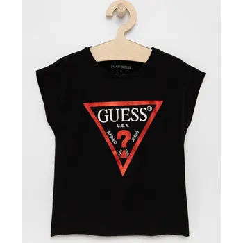 Chlapecké oblečení Dětské tričko Guess černá barva J81I15.J1311 99X, vel. 146-156