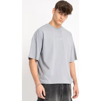 Chlapecké tričko Reporter Young | Chlapecké šedé tričko BOXY s potiskem PvP (Player vs Player) - Barva ŠEDÁ, Velikost 170 251-0440B-14-400-1