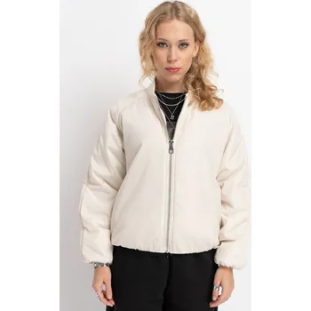 Dívčí bunda Reporter Young | Dívčí krémová bomber bunda, mírně zateplená - Barva KRÉMOVÁ, Velikost 152 251-0884G-03-210-1