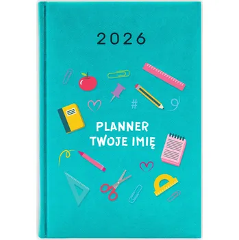 Kalendář Knižkový kalendář 2026 A5 FunnyCase modrý