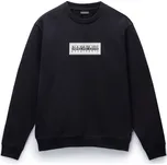 Pánská mikina Napapijri B-BOX LOGO XL Černá, Bílá