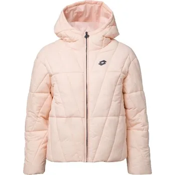 Dámské oblečení Dámská oversize prošívaná bunda Lotto SEVILIA XL Růžová, Černá