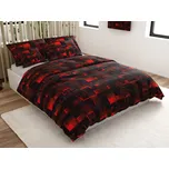 Bavlněné povlečení GRAPHIO červené Rozměr povlečení: 70 x 90 cm | 140 x 200 cm