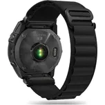 Tech-Protect Nylon PRO pásek, Garmin Fenix 3 / 5X / 3HR / 5X Plus / 6X / 6X Pro / 7X, černé