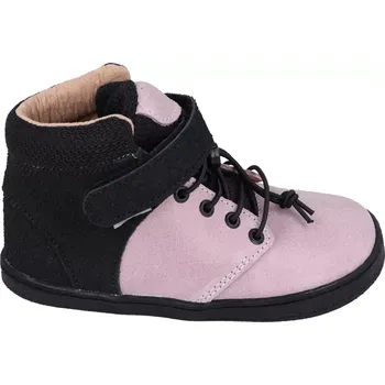 Dívčí tenisky Barefoot kotníkové boty Pegres BF56L - růžové 25