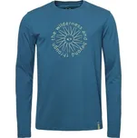 Pánské volnočasové tričko LOAP ALBORG M Modrá, Žlutá