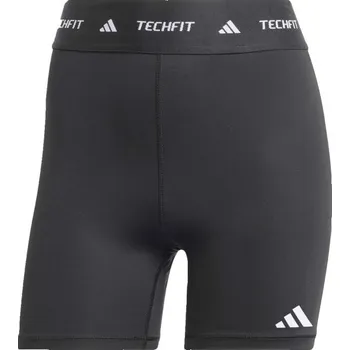 Dámské legíny Dámské krátké legíny adidas TECHFIT SHORT SHORT S 5" Černá, Bílá