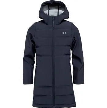 Dětský softshellový kabát LOAP LODIN 134/140 Tmavě modrá, Šedá