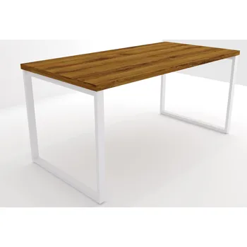 Jídelní stůl EGGER Sherman podnož EC5208-Z bílá 120 x 80 cm, Tloušťka desky: 25 mm