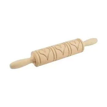 Kuchyňský mlýnek Váleček na těsto vzor Srdce