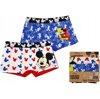 Chlapecké spodní prádlo Sun City Chlapecké boxerky MICKEY 2pack bio bavlna Barva: Modrobílá, Velikost: 116/128