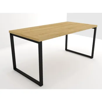 Jídelní stůl EGGER Hamilton podnož EC5208-Z černá 140 x 80 cm, Tloušťka desky: 25 mm