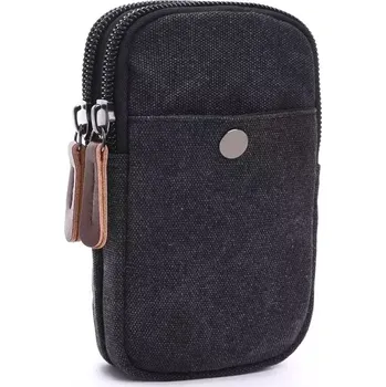 Ledvinka Canvasio plátěné Pouzdro na opasek Outdoor Černé