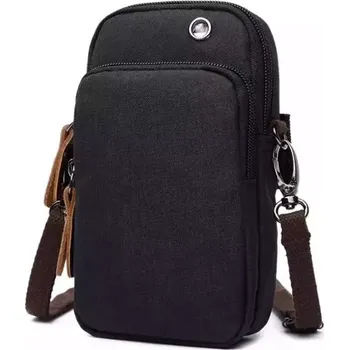 Ledvinka Canvasio Pouzdro na ruku a taška 2v1 Journal Černá