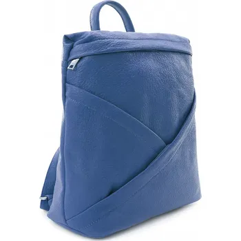 Městský batoh Modrý praktický dámský batoh Ivora