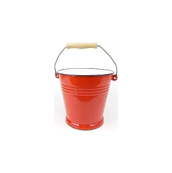 Vědro smalt 5 L červené (vědro smaltované červené 5 litrů)