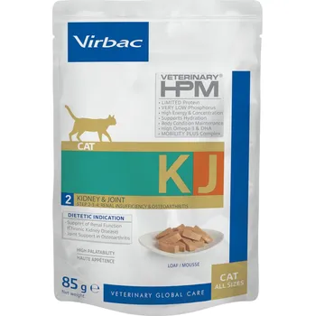 Krmivo pro kočku 24x85g Virbac Veterinary Cat Kidney & Joint KJ2