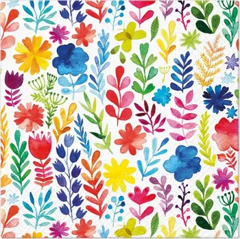 Papírový ubrousek Dekorační papírové ubrousky PAW BOTANICAL WALK 20 ks