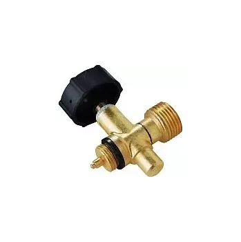 Vařič Ventil jednocestný na PB láhev 2 kg (pro bezpečné připojení plynové láhve 2 kg k vašemu vařiči, grilu nebo jinému spotřebiči)