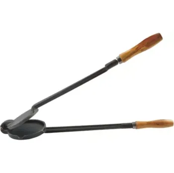 Grilovací rošt Pánev grilovací kleště 12,5 litina (grilovací litinové kleště usnadňují manipulaci s horkými pokrmy a zajišťují pohodlné grilování)