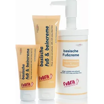 Kosmetika na nohy Zásaditý krém na nohy s pH hodnotou 8,0 pro diabetiky Fußfit