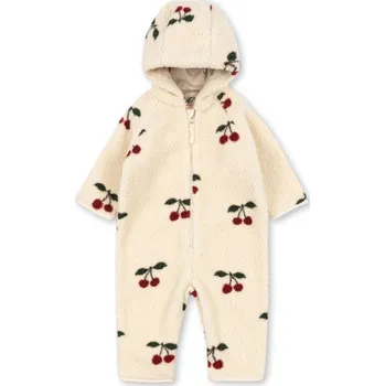 Kojenecký overall KONGES SLOJD Overal JODY TEDDY - MA GRANDE CERISE Velikost: 6m