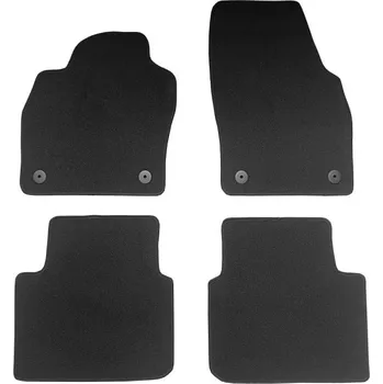 autokoberec Auto Hotárek Textilní autokoberce Škoda Kamiq 2019- (černé, černá lemovka, černá nit)