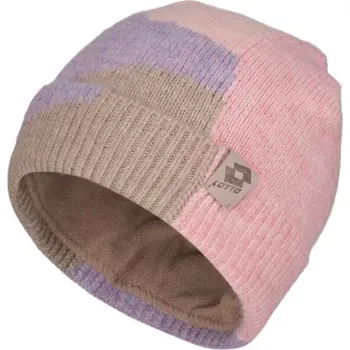 Čepice Dívčí pletená čepice Lotto WINTY UNI Růžová, Fialová, Hnědá