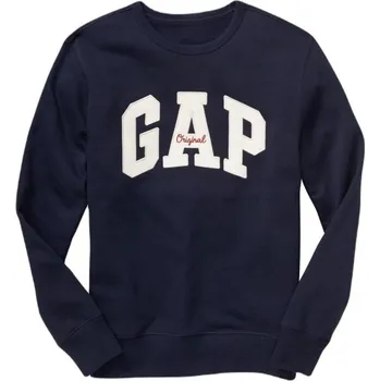 Pánská mikina Pánská mikina GAP CREWNECK LOGO XXL Tmavě modrá, Bílá, Červená