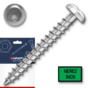 Vrut Vrut univerzální 3,5x20 PHH TX10 NEREZ A2 závit celý půlkul. hlava sáček-30ks